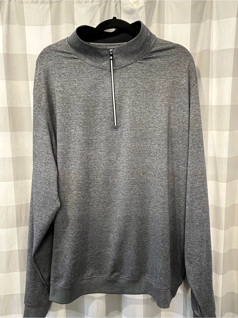 FootJoy Men's Gray Quarter-Zip Performance Sweater